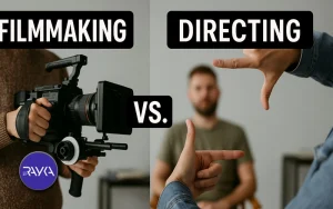 What is the difference between filmmaking and directing?