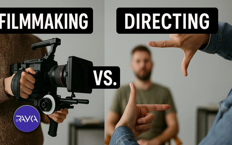 What is the difference between filmmaking and directing?