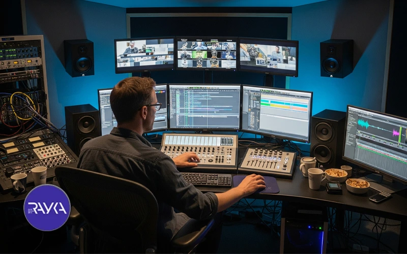 What are the stages of film editing?