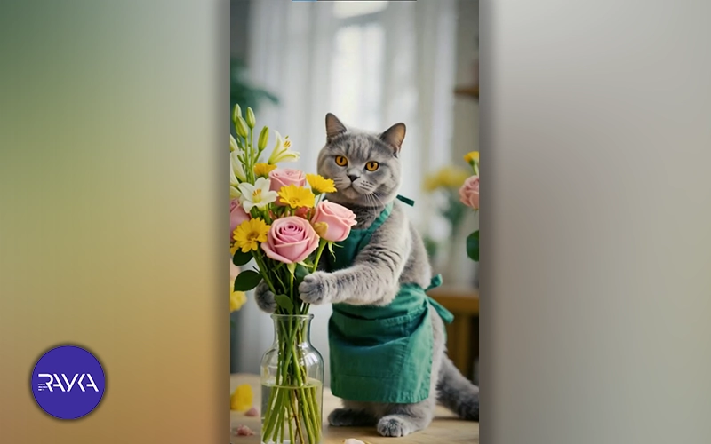 تیزر تبلیغاتی گل فروشی