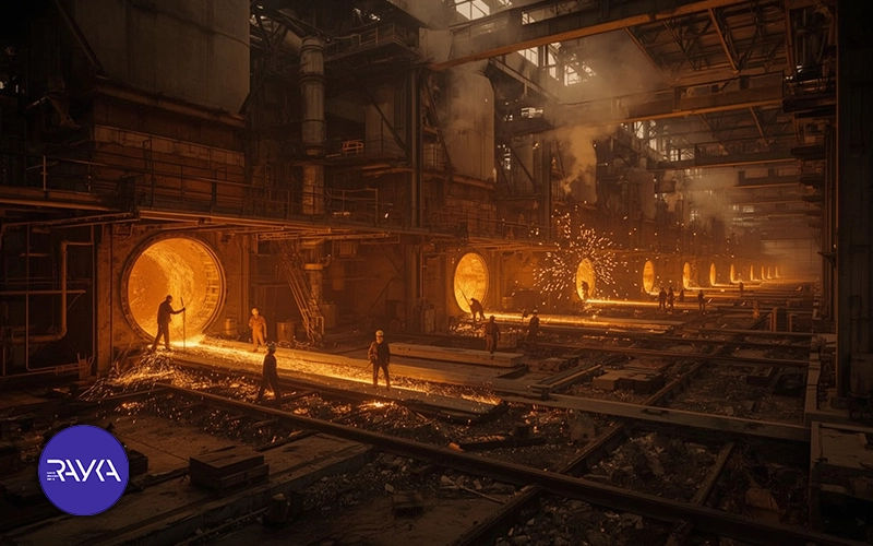 Production of advertisement teasers of steel and iron factories with artificial intelligence by Raykamah