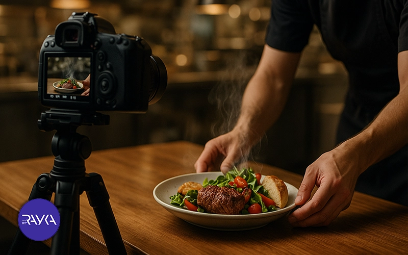 Short advertising teaser for restaurants with artificial intelligence