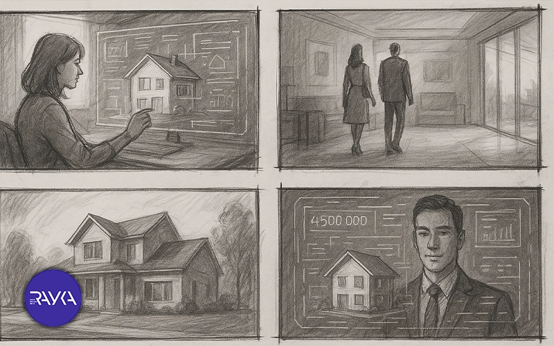 Storyboard design and execution style selection by artificial intelligence