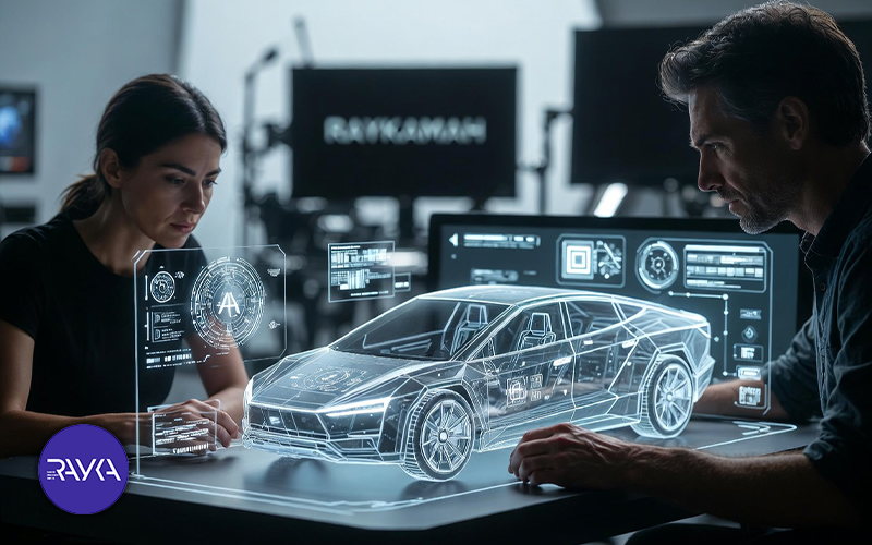 تولید محتوا و تیزر برای صنایع خودرویی و تکنولوژی با هوش مصنوعی توسط رایکاماه