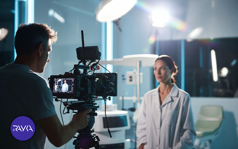 ساخت تیزر های تبلیغاتی پزشکان به صورت رئال و یا با هوش مصنوعی توسط رایکاماه