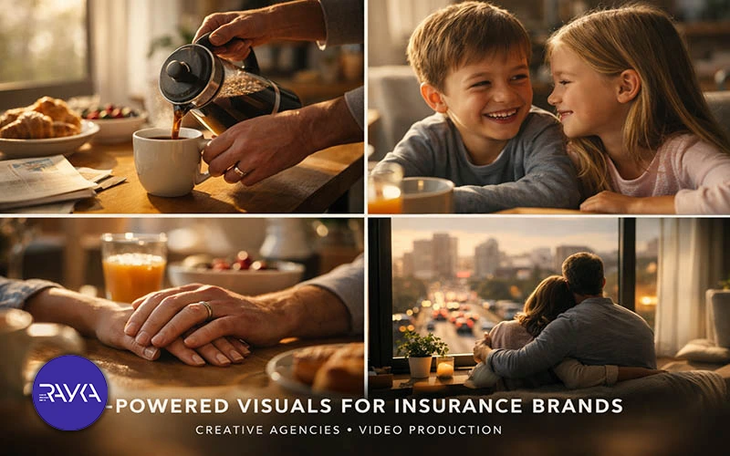 ساخت تیزر تبلیغاتی شرکت بیمه با رایکاماه توسط هوش مصنوعی