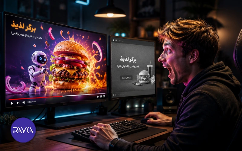 تأثیر احساسی بیشتر ویدیو تبلیغاتی نسبت به بنر