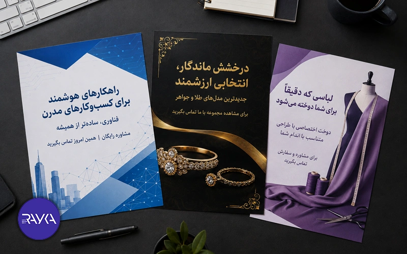 بهترین ترکیب‌های رنگی و روانشناسی رنگ در طراحی تراکت تبلیغاتی