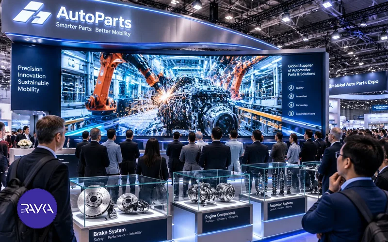 نمایش تیزر خط تولید کارخانه در نمایشگاه های بین المللی برای جذب خریدار و سرمایه گذار