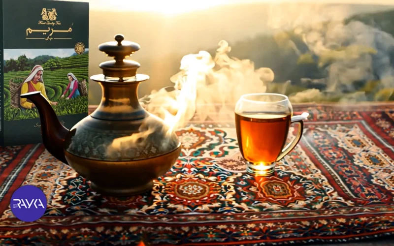 تیزر تبلیغاتی ساخته شده برای چای مریم ساخته شده با هوش مصنوعی